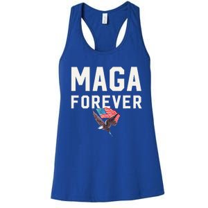 Maga Trump Forever Wins Won Winning Trump I Women's Racerback Tank