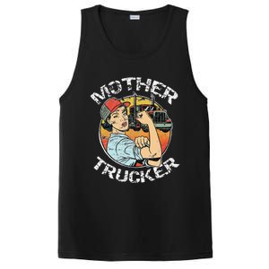 Mother Trucker Female CDL Semi Truck Driver PosiCharge Competitor Tank