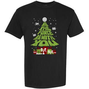 May The Forth Be With You Christmas Tree Garment-Dyed Heavyweight T-Shirt