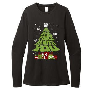 May The Forth Be With You Christmas Tree Womens CVC Long Sleeve Shirt