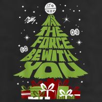 May The Forth Be With You Christmas Tree 25L Jumbo Tote