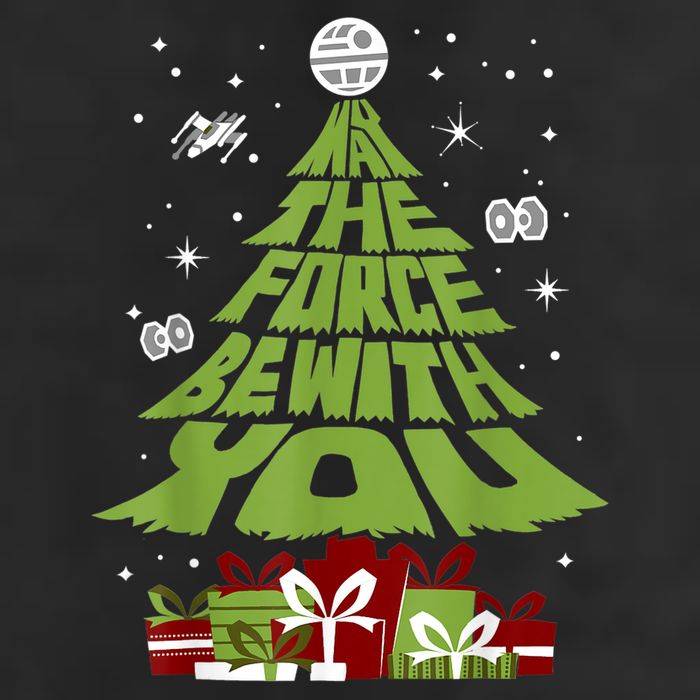 May The Forth Be With You Christmas Tree 25L Jumbo Tote