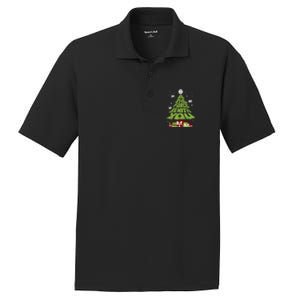 May The Forth Be With You Christmas Tree PosiCharge RacerMesh Polo