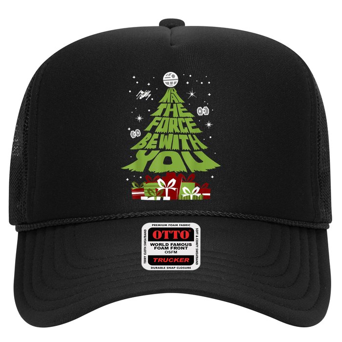 May The Forth Be With You Christmas Tree Trucker Hat