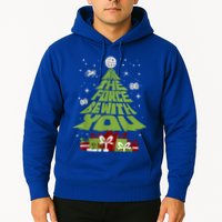 May The Forth Be With You Christmas Tree Hoodie