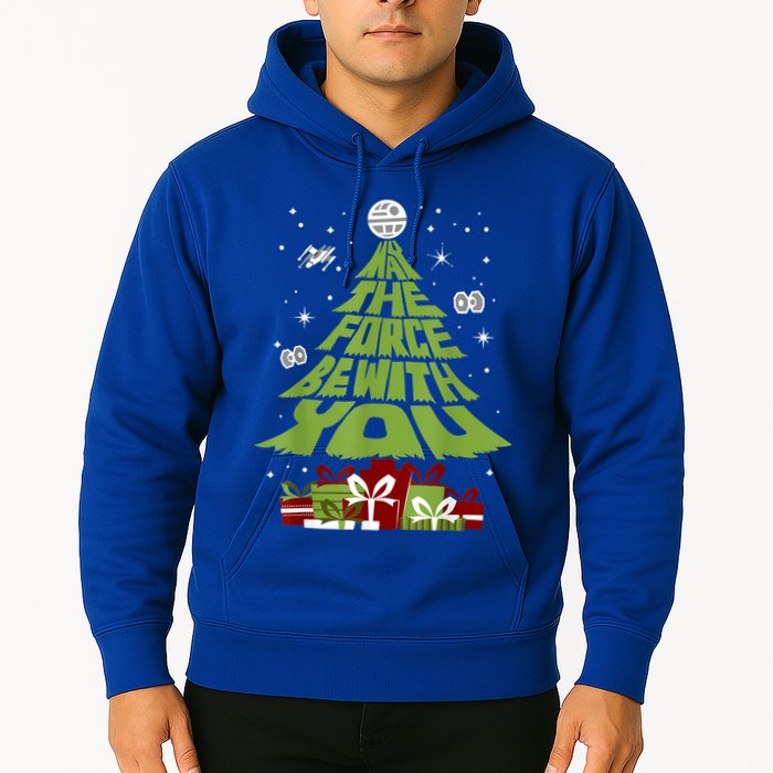 May The Forth Be With You Christmas Tree Hoodie