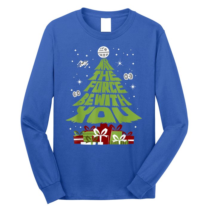 May The Forth Be With You Christmas Tree Long Sleeve Shirt