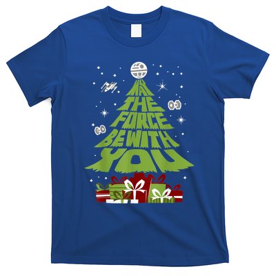 May The Forth Be With You Christmas Tree T-Shirt