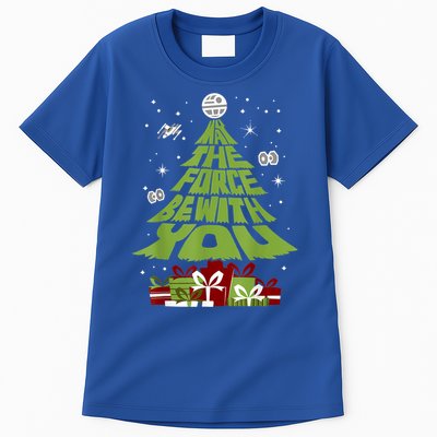 May The Forth Be With You Christmas Tree Tall T-Shirt