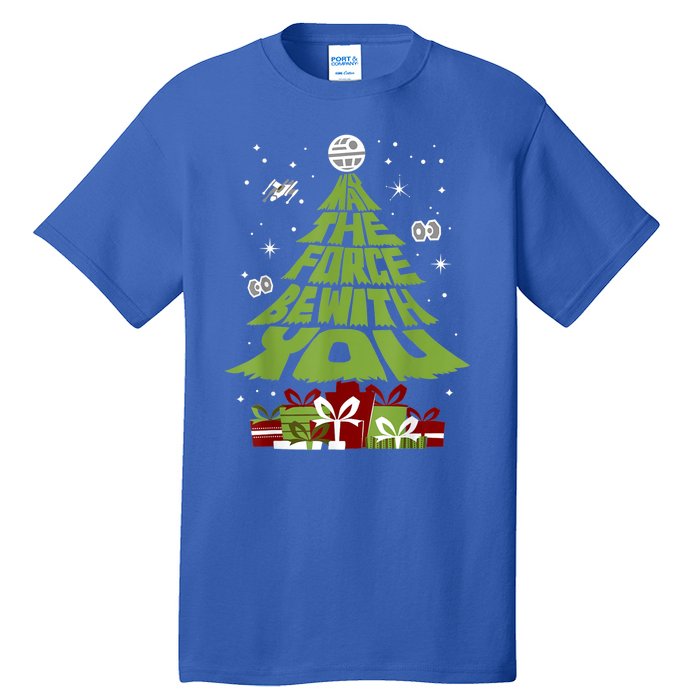 May The Forth Be With You Christmas Tree Tall T-Shirt