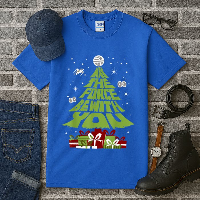 May The Forth Be With You Christmas Tree Tall T-Shirt