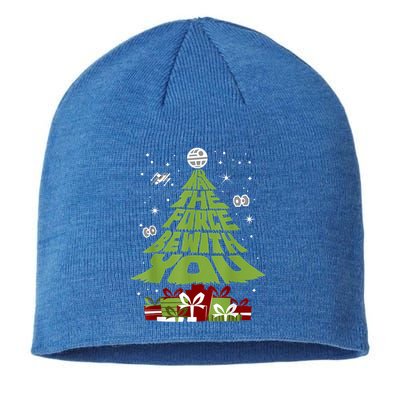 May The Forth Be With You Christmas Tree Sustainable Beanie