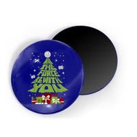 May The Forth Be With You Christmas Tree Magnet