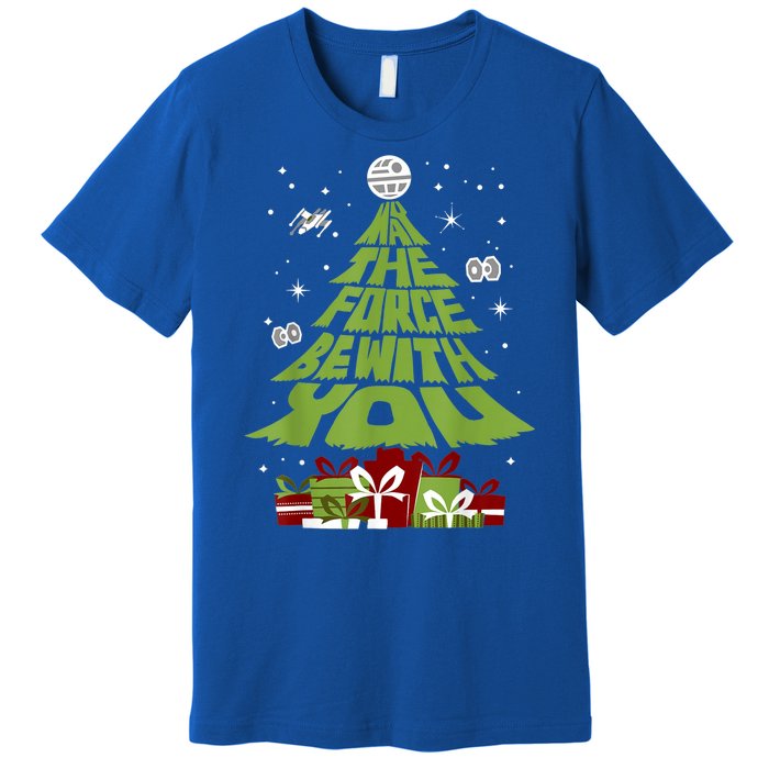 May The Forth Be With You Christmas Tree Premium T-Shirt