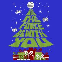 May The Forth Be With You Christmas Tree Baby Bodysuit