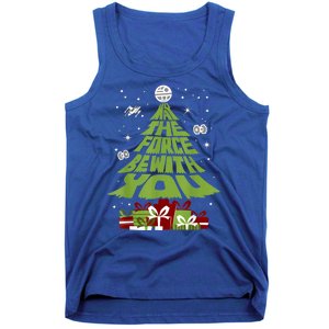 May The Forth Be With You Christmas Tree Tank Top