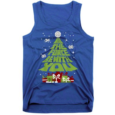 May The Forth Be With You Christmas Tree Tank Top