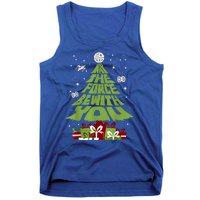 May The Forth Be With You Christmas Tree Tank Top