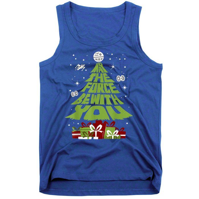 May The Forth Be With You Christmas Tree Tank Top