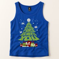 May The Forth Be With You Christmas Tree Tank Top