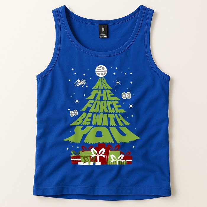 May The Forth Be With You Christmas Tree Tank Top