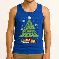 May The Forth Be With You Christmas Tree Tank Top