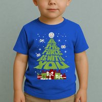 May The Forth Be With You Christmas Tree Toddler T-Shirt