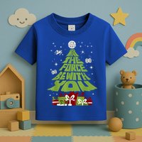 May The Forth Be With You Christmas Tree Toddler T-Shirt