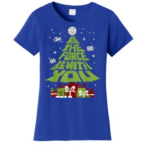 May The Forth Be With You Christmas Tree Women's T-Shirt