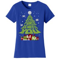 May The Forth Be With You Christmas Tree Women's T-Shirt