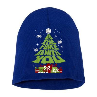 May The Forth Be With You Christmas Tree Short Acrylic Beanie