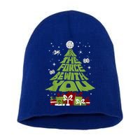 May The Forth Be With You Christmas Tree Short Acrylic Beanie