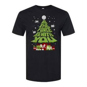 May The Forth Be With You Christmas Tree Softstyle CVC T-Shirt