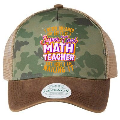 Math Teacher Funny Math Tee Math Lover Legacy Tie Dye Trucker Hat