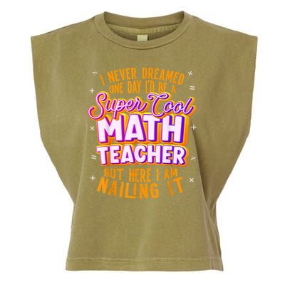 Math Teacher Funny Math Tee Math Lover Garment-Dyed Women's Muscle Tee