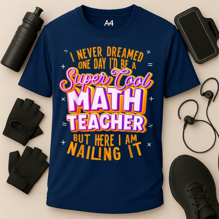Math Teacher Funny Math Tee Math Lover Performance Shirt