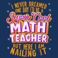 Math Teacher Funny Math Tee Math Lover Flatbill Hat