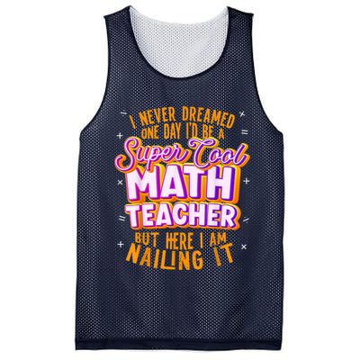 Math Teacher Funny Math Tee Math Lover Mesh Reversible Basketball Jersey Tank