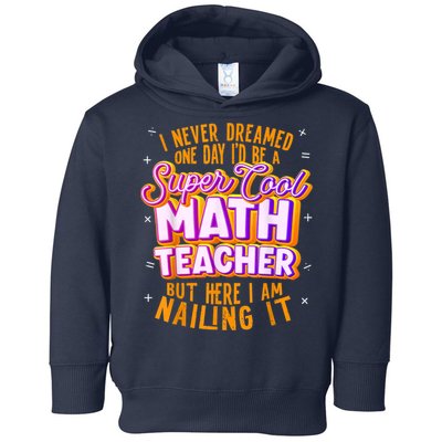 Math Teacher Funny Math Tee Math Lover Toddler Hoodie