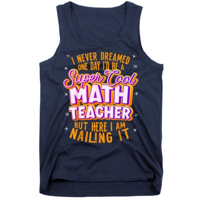Math Teacher Funny Math Tee Math Lover Tank Top