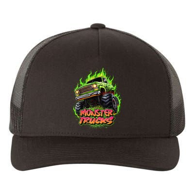 Monster Truck For Kids Monster Truck Vintage Retro Yupoong Adult 5-Panel Trucker Hat