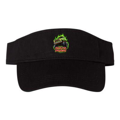 Monster Truck For Kids Monster Truck Vintage Retro Valucap Bio-Washed Visor