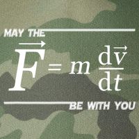 May The (F=m*dv/dt) Be With You Funny Gift For Physics Science Legacy Tie Dye Trucker Hat