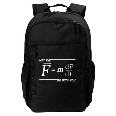 May The (F=m*dv/dt) Be With You Funny Gift For Physics Science Backpack