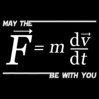 May The (F=m*dv/dt) Be With You Funny Gift For Physics Science Sustainable Bucket Hat