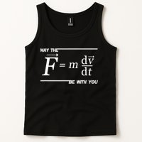 May The (F=m*dv/dt) Be With You Funny Gift For Physics Science Tank Top