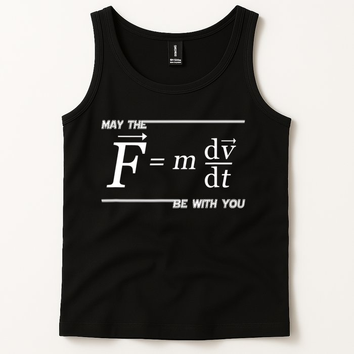 May The (F=m*dv/dt) Be With You Funny Gift For Physics Science Tank Top