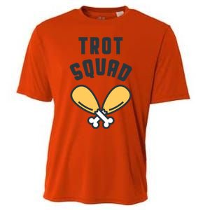 Matching Thanksgiving Funny Turkey Trot Squad Costume Gift Cooling Performance Crew T-Shirt