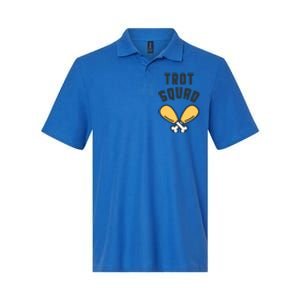 Matching Thanksgiving Funny Turkey Trot Squad Costume Gift Softstyle Adult Sport Polo