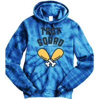 Matching Thanksgiving Funny Turkey Trot Squad Costume Gift Tie Dye Hoodie